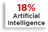 18% Artificial Intelligence 