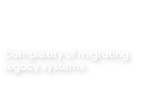 Complexity of migrating legacy systems