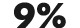 9%