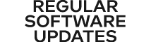 Regular software updates 