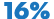 16%