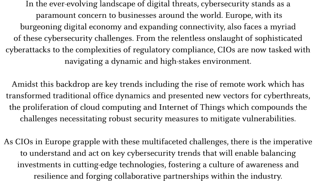 In the ever evolving landscape of digital threats, cybersecurity stands as a paramount concern to businesses around t...