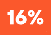 16%